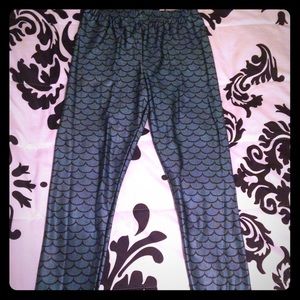Spandex mermaid leggings (high waist)