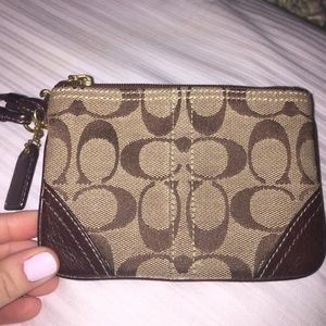 Coach wristlet- classic