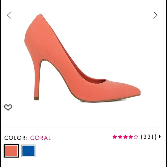 Coral JustFab High Heel - Picture 1 of 4