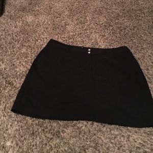 Black golf skirt