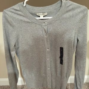 Brand New Heather Grey Banana Republic Cardigan