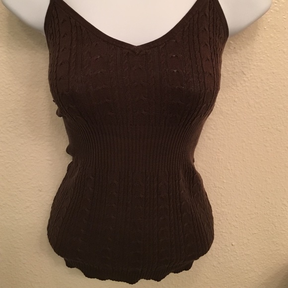 Brown bcbg hobo tank