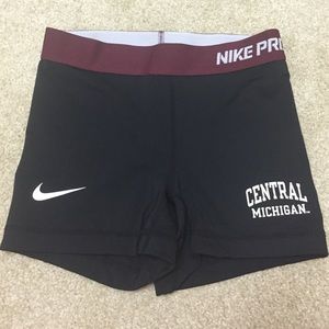 Central Michigan Nike Pro Spandex!