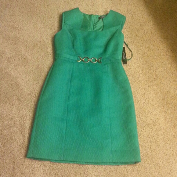 Emerald Green Tahari Dress
