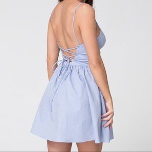 Tie back dress
