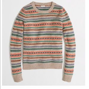 J. Crew factory fair isle sweater
