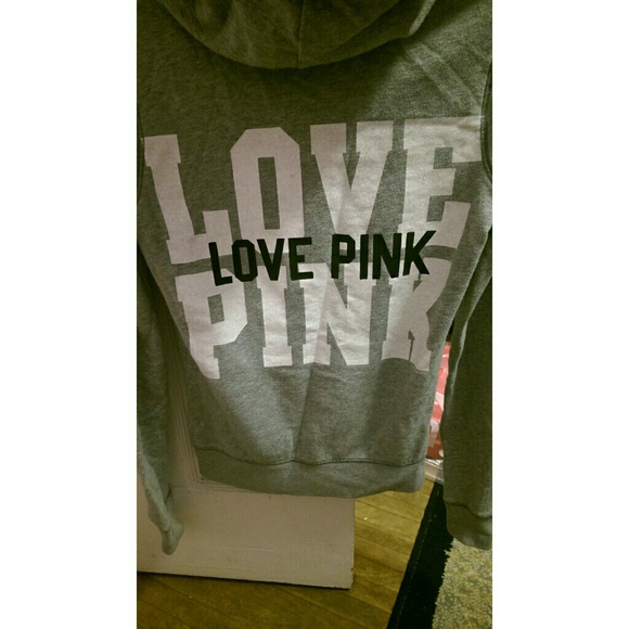 Gray Victoria Secret Pink Sweatshirt Sz.XS