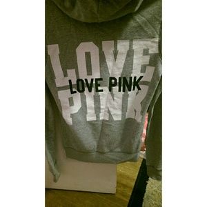 Gray Victoria Secret Pink Sweatshirt Sz.XS