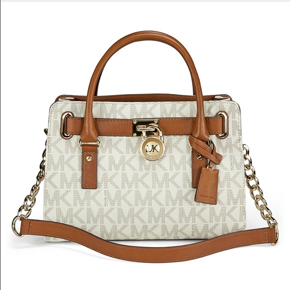Cream Michael Kors Handbag