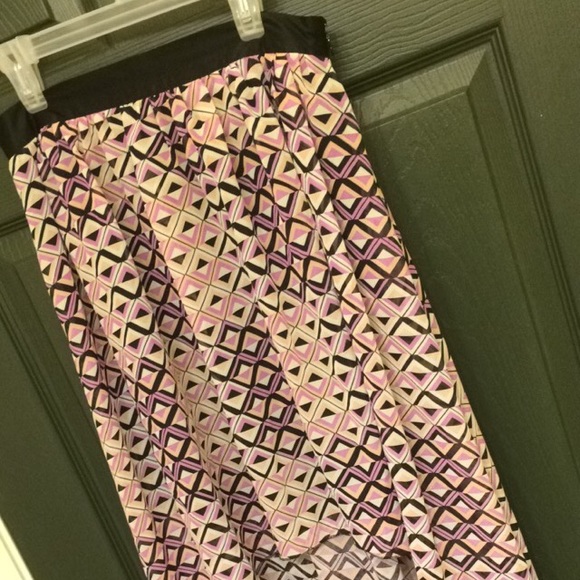 Hi-Low Charlotte Russe Geo-Print Skirt - Picture 1 of 3