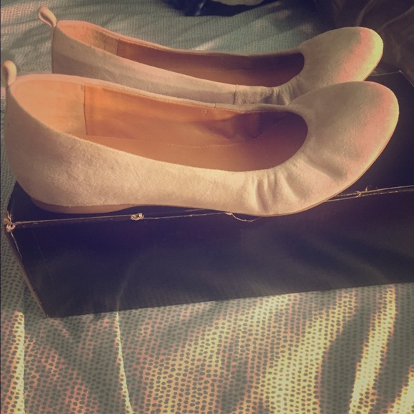 J. Crew Anya Suede Ballet Flats