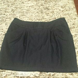 Dark denim skirt!