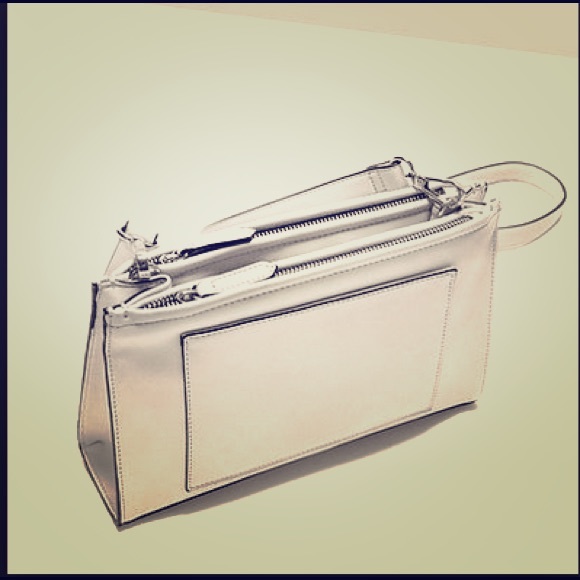 White Zara cross body bag