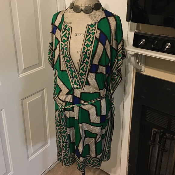 Multi-color tunic dress - Picture 1 of 3