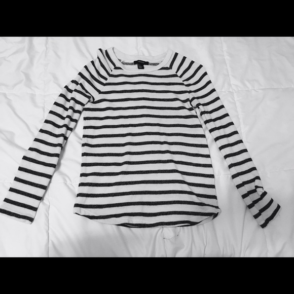 Classic striped sweater shirt long sleeve