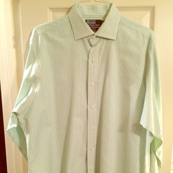 Ralph Lauren Regent Classic Fit lime Purple Label - Picture 1 of 2