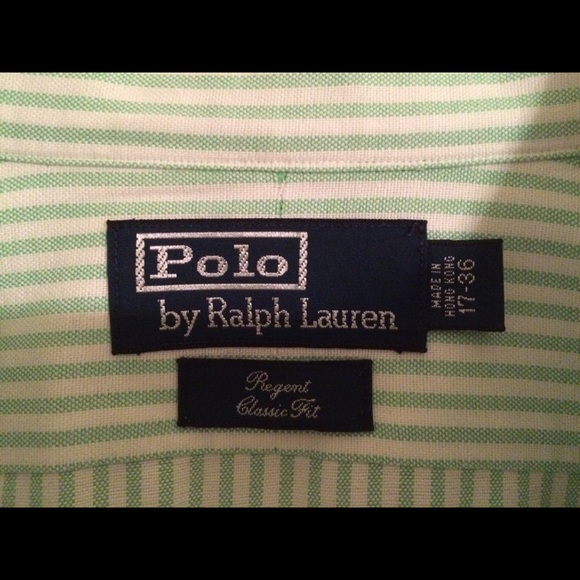 Ralph Lauren Regent Classic Fit lime Purple Label - Picture 2 of 2