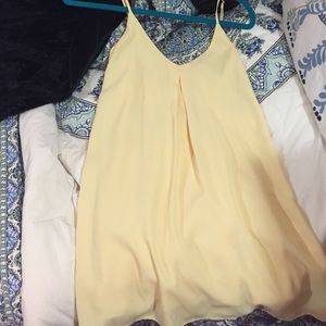 Light yellow Tobi dress