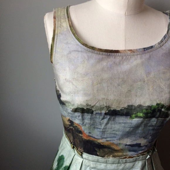 Anthropologie Odille Artist's Rendering Dress - Picture 2 of 4