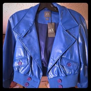 Armani Exchange Leather Jacket