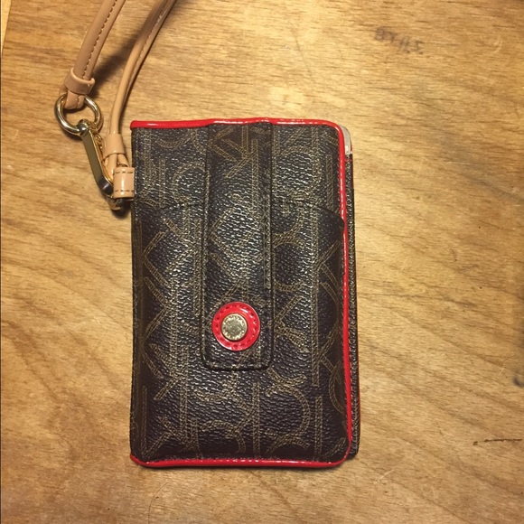Calvin Klein wristlet wallet