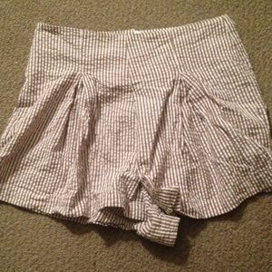 American Apparel Stripped Skort