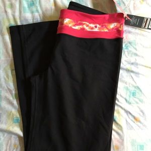 Reveresable black yoga pants