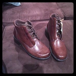 Brown ankle boots