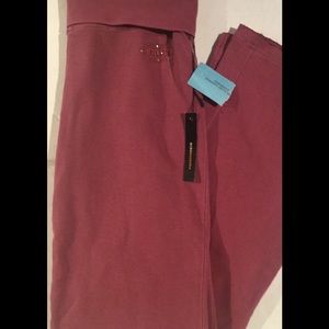 BCBGMAXAZRIA MERLOT COLOR JOGGING PANTS