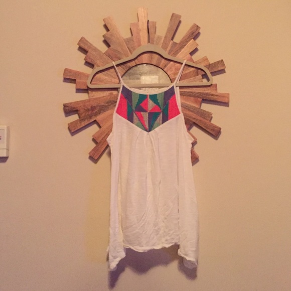 AEO Embroidered tank