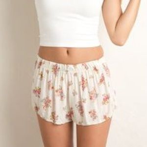 rare brandy Melville floral shorts