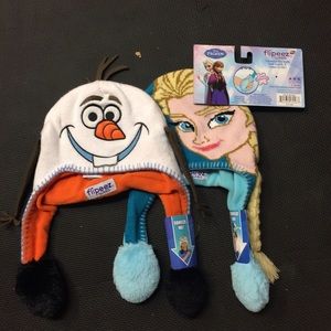 Flipeez Hat Bundle, Elsa and Olaf