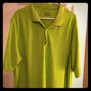 Walter Hagen XXL green solid golf polo