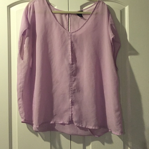 Torrid open back shirt