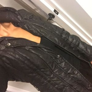 Guess coat black xs