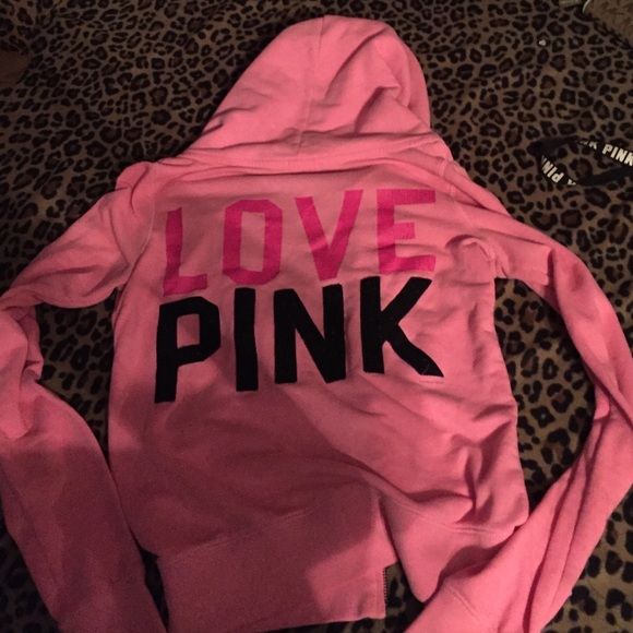 Pink Victoria's Secret Zip Up