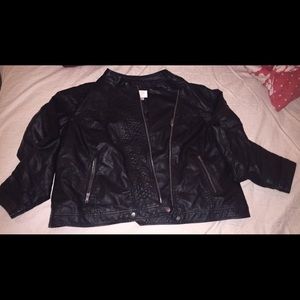 Black pleather jacket