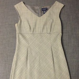 Banana Republic plaid work dress