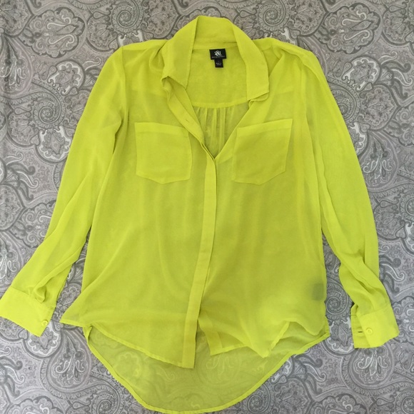 Chartreuse Blouse by Rock&Republic