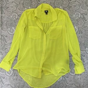 Chartreuse Blouse by Rock&Republic