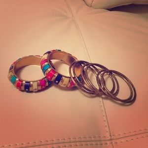Multicolor bangles