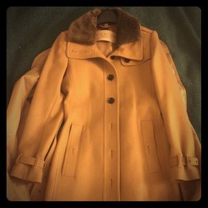 Burberry fur coat