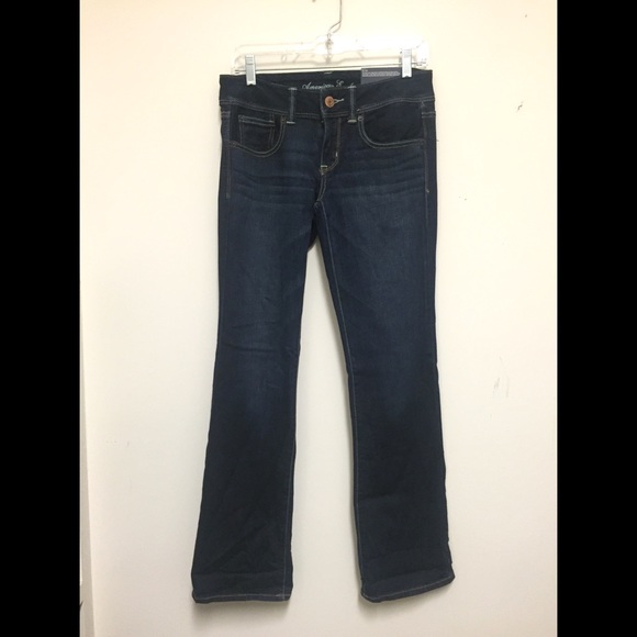 NWT dark wash AE jeans- Slim boot Size 6