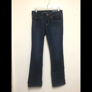 NWT dark wash AE jeans- Slim boot Size 6