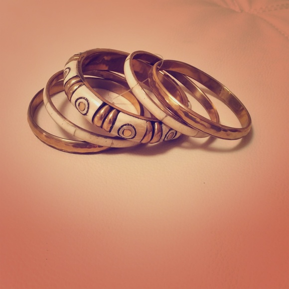 Off white bangles