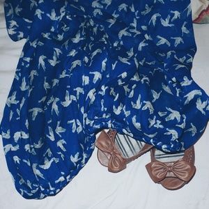 eShakti Blue Bird Dress