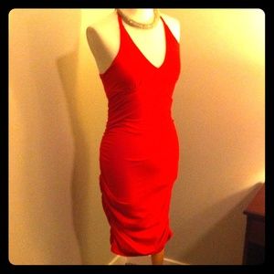 Victoria's Secret bra top body con halter dress