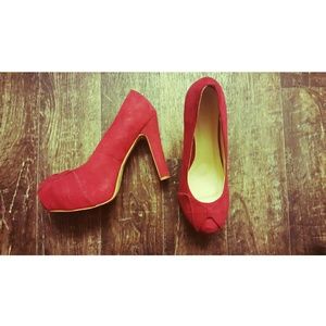 Red torrid heels