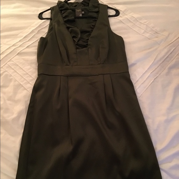 Taylor Olive Green Cocktail dress