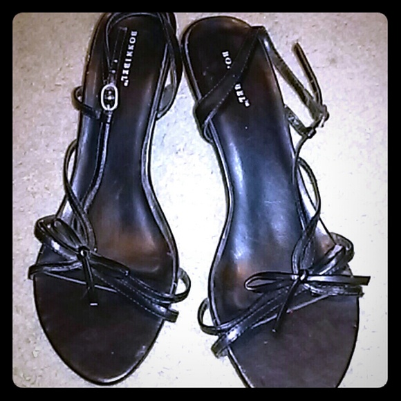 🎈SALE! Black Sandal Styled Heels